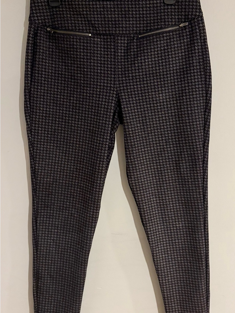 Mudd Flex Ponte Houndstooth High-Rise Leggings Size L